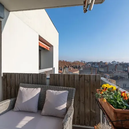 Strasbourg Terrasse Parking Hyper Centre アパート トゥールーズ